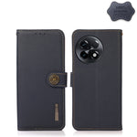Custodia per telefono in vera pelle KHAZNEH Custer Texture RFID, For OnePlus Ace 2 5G, For Xiaomi Redmi 12C/Redmi 11A 4G