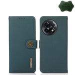 Custodia per telefono in vera pelle KHAZNEH Custer Texture RFID, For OnePlus Ace 2 5G, For Xiaomi Redmi 12C/Redmi 11A 4G
