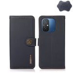 Custodia per telefono in vera pelle KHAZNEH Custer Texture RFID, For OnePlus Ace 2 5G, For Xiaomi Redmi 12C/Redmi 11A 4G