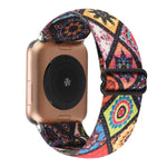 Cinturino elastico con fibbia in stile etnico, For Apple Watch Series 7 41mm / 6 & SE & 5 & 4 40mm, For Apple Watch Ultra 49mm / Series 8&7 45mm / SE 2&6&SE&5&4 44mm