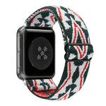 Cinturino elastico con fibbia in stile etnico, For Apple Watch Series 7 41mm / 6 & SE & 5 & 4 40mm, For Apple Watch Ultra 49mm / Series 8&7 45mm / SE 2&6&SE&5&4 44mm