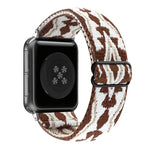 Cinturino elastico con fibbia in stile etnico, For Apple Watch Series 7 41mm / 6 & SE & 5 & 4 40mm, For Apple Watch Ultra 49mm / Series 8&7 45mm / SE 2&6&SE&5&4 44mm