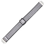 Cinturino per orologio in nylon intrecciato con fibbia, For Fitbit Charge 5, For Fitbit Inspire 2, For Fitbit Inspire