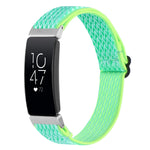 Cinturino per orologio in nylon intrecciato con fibbia, For Fitbit Charge 5, For Fitbit Inspire 2, For Fitbit Inspire