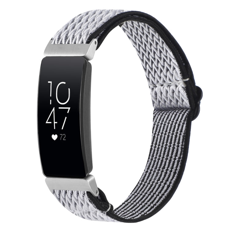 Cinturino per orologio in nylon intrecciato con fibbia, For Fitbit Charge 5, For Fitbit Inspire 2, For Fitbit Inspire