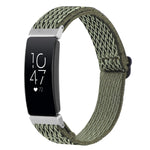 Cinturino per orologio in nylon intrecciato con fibbia, For Fitbit Charge 5, For Fitbit Inspire 2, For Fitbit Inspire
