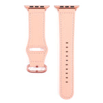 Cinturino in vera pelle tinta unita, For Apple Watch Series 7 41mm / 6 & SE & 5 & 4 40mm / 3 & 2 & 1 38mm, For Apple Watch Series 7 45mm / 6 & SE & 5 & 4 44mm / 3 & 2 & 1 42mm