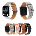 Cinturino in vera pelle tinta unita, For Apple Watch Series 7 41mm / 6 & SE & 5 & 4 40mm / 3 & 2 & 1 38mm, For Apple Watch Series 7 45mm / 6 & SE & 5 & 4 44mm / 3 & 2 & 1 42mm