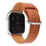 Cinturino in vera pelle tinta unita, For Apple Watch Series 7 41mm / 6 & SE & 5 & 4 40mm / 3 & 2 & 1 38mm, For Apple Watch Series 7 45mm / 6 & SE & 5 & 4 44mm / 3 & 2 & 1 42mm