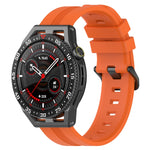 Cinturino in silicone tinta unita verticale da 22 mm, For Coros Apex 46mm/Apex Pro / Ticwatch Pro 3