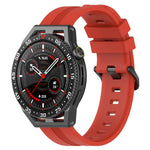 Cinturino in silicone tinta unita verticale da 22 mm, For Coros Apex 46mm/Apex Pro / Ticwatch Pro 3