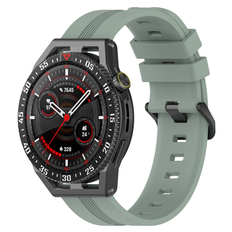 Cinturino in silicone tinta unita verticale da 22 mm, For Coros Apex 46mm/Apex Pro / Ticwatch Pro 3