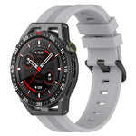 Cinturino in silicone tinta unita verticale da 22 mm, For Coros Apex 46mm/Apex Pro / Ticwatch Pro 3
