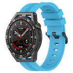 Cinturino in silicone tinta unita verticale da 22 mm, For Coros Apex 46mm/Apex Pro / Ticwatch Pro 3