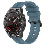 Cinturino in silicone tinta unita verticale da 22 mm, For Coros Apex 46mm/Apex Pro / Ticwatch Pro 3