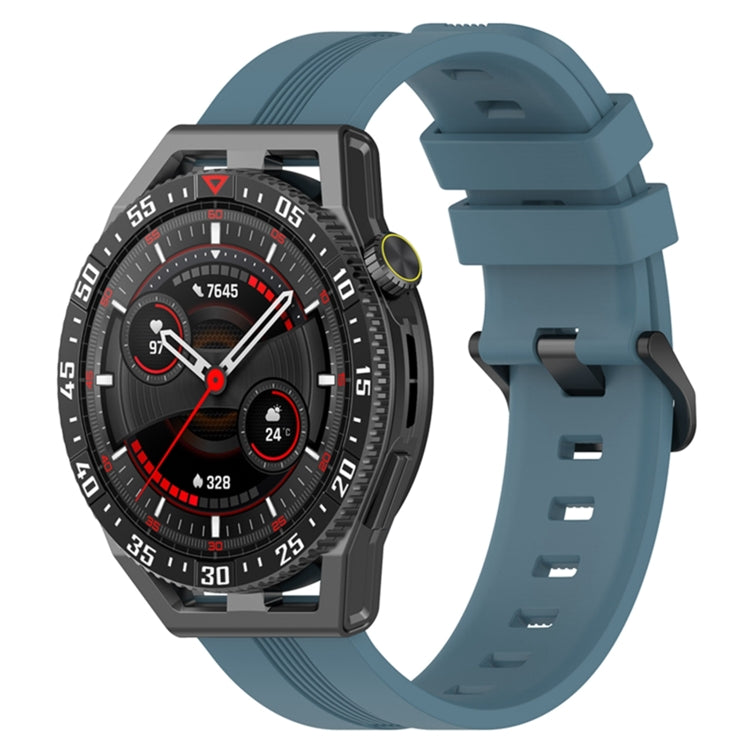 Cinturino in silicone tinta unita verticale da 22 mm, For Coros Apex 46mm/Apex Pro / Ticwatch Pro 3