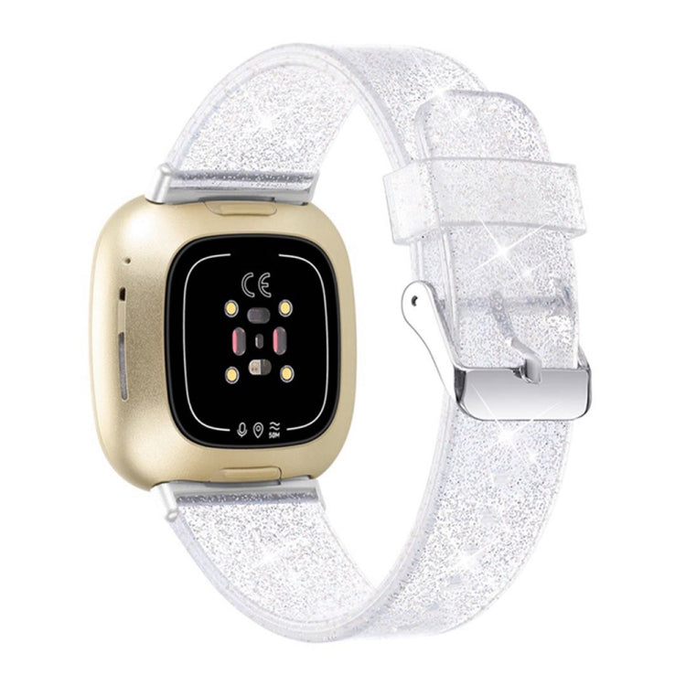 Cinturino universale in TPU con polvere flash, For Fitbit Versa 4 / Sense 2