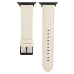 Cinturino in pelle di vacchetta, For Apple Watch Series 8&7 41mm / SE 2&6&SE&5&4 40mm / 3&2&1 38mm, For Apple Watch Series 7 45mm / 6 & SE & 5 & 4 44mm / 3 & 2 & 1 42mm, For Apple Watch Series 7 41mm / 6 & SE & 5 & 4 40mm / 3 & 2 & 1 38mm              ...
