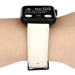Cinturino in pelle di vacchetta, For Apple Watch Series 8&7 41mm / SE 2&6&SE&5&4 40mm / 3&2&1 38mm, For Apple Watch Series 7 45mm / 6 & SE & 5 & 4 44mm / 3 & 2 & 1 42mm, For Apple Watch Series 7 41mm / 6 & SE & 5 & 4 40mm / 3 & 2 & 1 38mm              ...