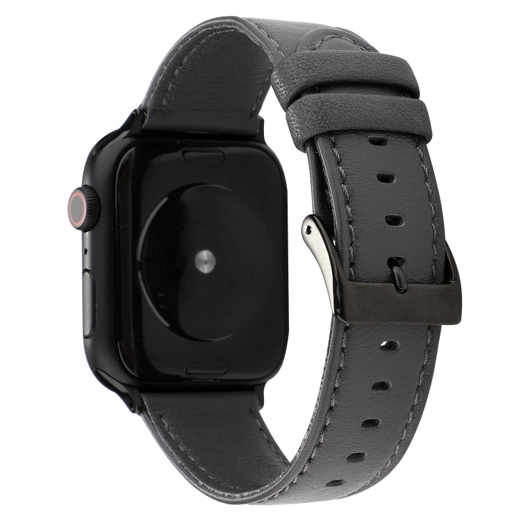 Cinturino in pelle di vacchetta, For Apple Watch Series 8&7 41mm / SE 2&6&SE&5&4 40mm / 3&2&1 38mm, For Apple Watch Series 7 45mm / 6 & SE & 5 & 4 44mm / 3 & 2 & 1 42mm, For Apple Watch Series 7 41mm / 6 & SE & 5 & 4 40mm / 3 & 2 & 1 38mm              ...
