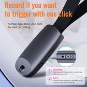 JNN S26 Registratore vocale digitale intelligente con cancellazione del rumore con cordino, 4GB, 8GB, 16GB, 32GB