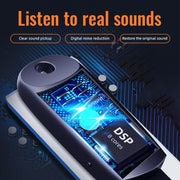 JNN S26 Registratore vocale digitale intelligente con cancellazione del rumore con cordino, 4GB, 8GB, 16GB, 32GB
