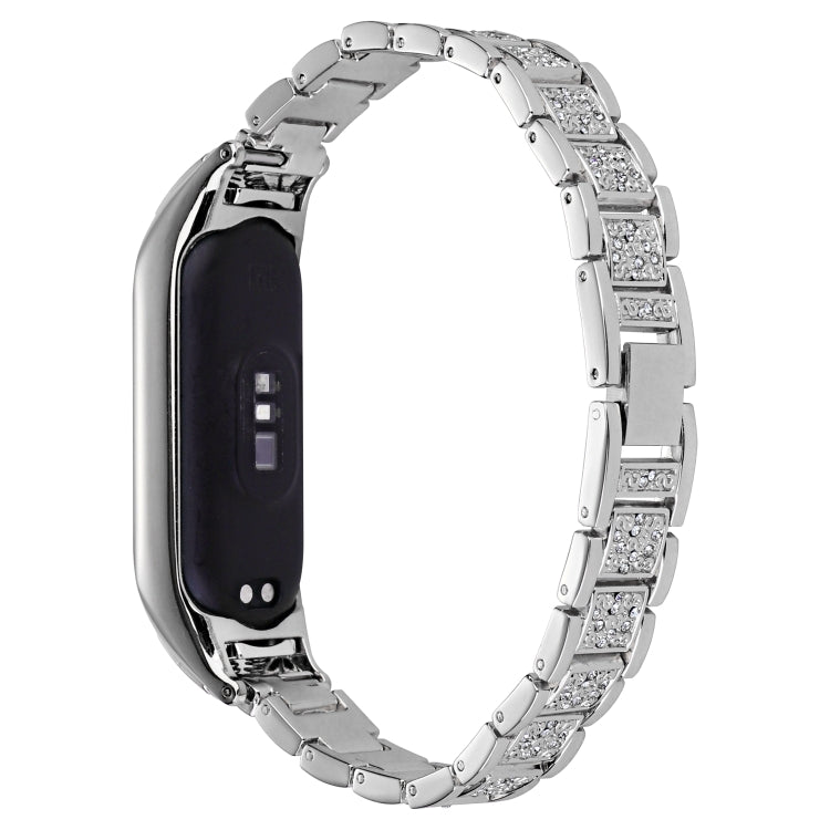 Cinturino metallo con diamanti per Xiaomi Mi Band 7