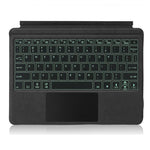 Custodia in pelle con tastiera Bluetooth magnetica con retroilluminazione, For Microsoft Surface Go1 / 2 / 3, For Microsoft Surface Pro 3 / 4 / 5 / 6 / 7 / 7+, For Microsoft Surface Pro 8 / 9 / X