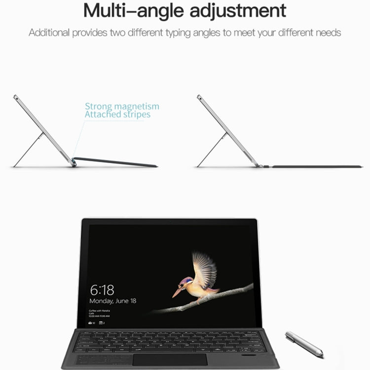 Custodia in pelle con tastiera Bluetooth magnetica con retroilluminazione, For Microsoft Surface Go1 / 2 / 3, For Microsoft Surface Pro 3 / 4 / 5 / 6 / 7 / 7+, For Microsoft Surface Pro 8 / 9 / X