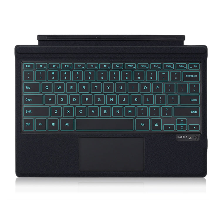 Custodia in pelle con tastiera Bluetooth magnetica con retroilluminazione, For Microsoft Surface Go1 / 2 / 3, For Microsoft Surface Pro 3 / 4 / 5 / 6 / 7 / 7+, For Microsoft Surface Pro 8 / 9 / X