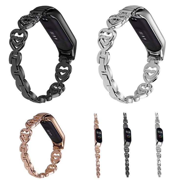 Cinturino metallo con diamanti per Xiaomi Mi Band 7