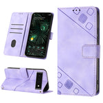 Custodia per telefono in pelle goffrata effetto pelle, For Google Pixel 6, For Google Pixel 6 Pro, For Google Pixel 6a 5G, For Google Pixel 7