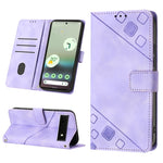 Custodia per telefono in pelle goffrata effetto pelle, For Google Pixel 6, For Google Pixel 6 Pro, For Google Pixel 6a 5G, For Google Pixel 7