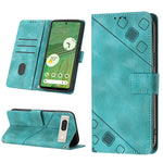 Custodia per telefono in pelle goffrata effetto pelle, For Google Pixel 6, For Google Pixel 6 Pro, For Google Pixel 6a 5G, For Google Pixel 7