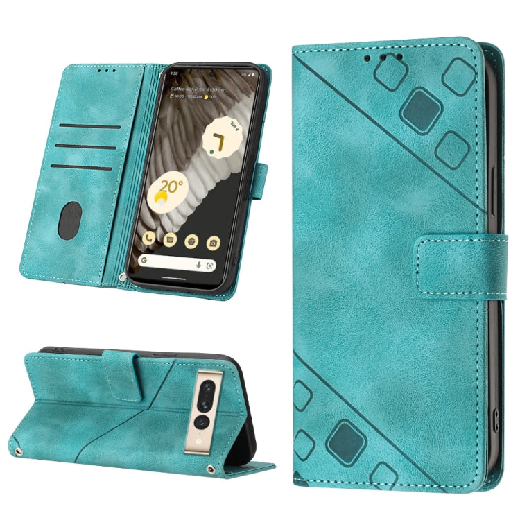 Custodia per telefono in pelle goffrata effetto pelle, For Google Pixel 7 Pro, For Google Pixel 7a