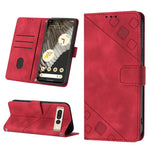Custodia per telefono in pelle goffrata effetto pelle, For Google Pixel 7 Pro, For Google Pixel 7a