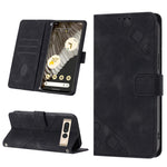 Custodia per telefono in pelle goffrata effetto pelle, For Google Pixel 7 Pro, For Google Pixel 7a