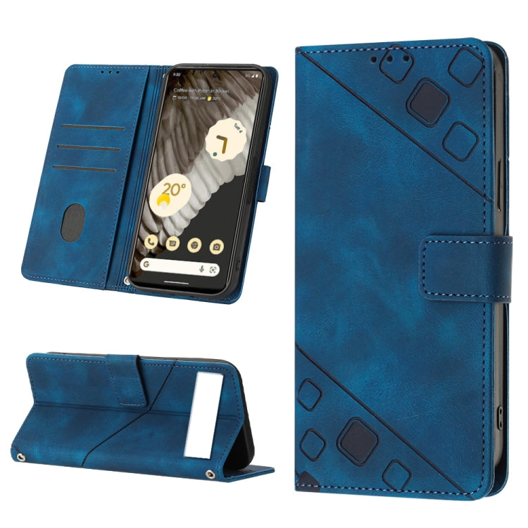 Custodia per telefono in pelle goffrata effetto pelle, For Google Pixel 7 Pro, For Google Pixel 7a