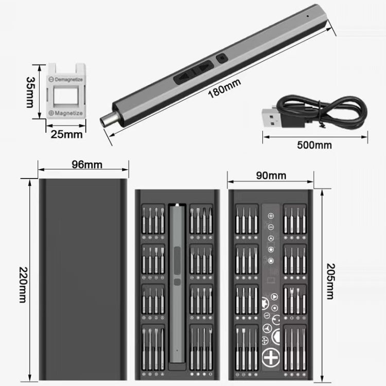 66 in 1 Multifunctional Mini Electric Screwdriver Set, 66 in 1