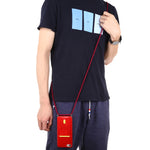 Custodia TPU trasparente con cordino per iPhone