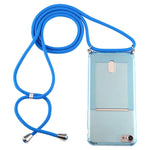 Custodia TPU trasparente con cordino per iPhone