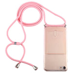 Custodia TPU trasparente con cordino per iPhone