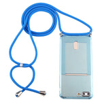 Custodia TPU trasparente con cordino per iPhone