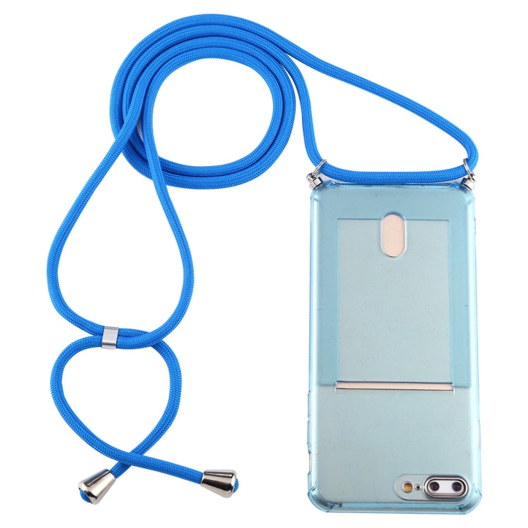 Custodia TPU trasparente con cordino per iPhone