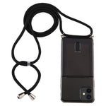Custodia TPU trasparente con cordino per iPhone