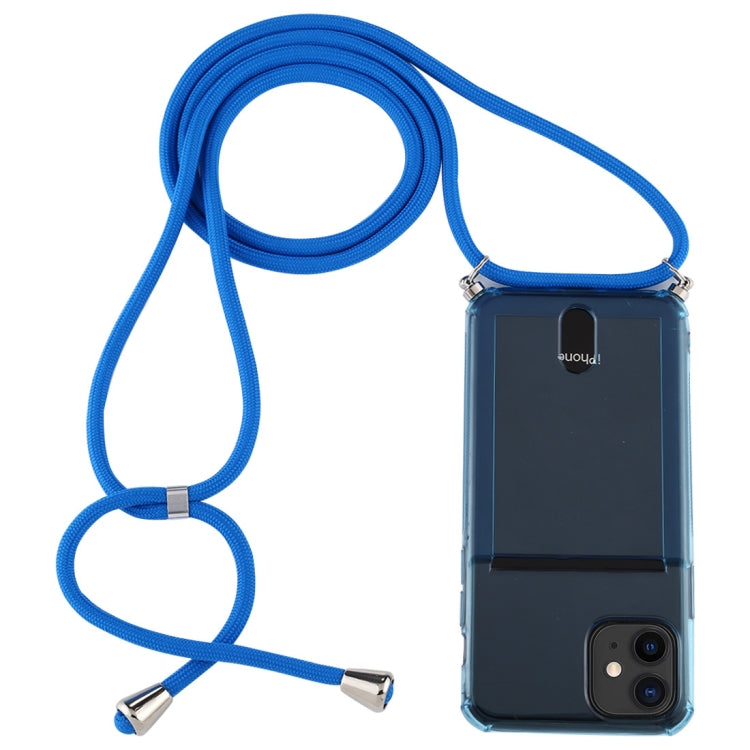 Custodia TPU trasparente con cordino per iPhone