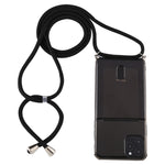 Custodia TPU trasparente con cordino per iPhone