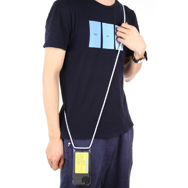 Custodia TPU trasparente con cordino per iPhone