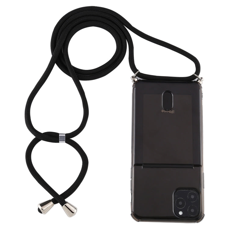 Custodia TPU trasparente con cordino per iPhone
