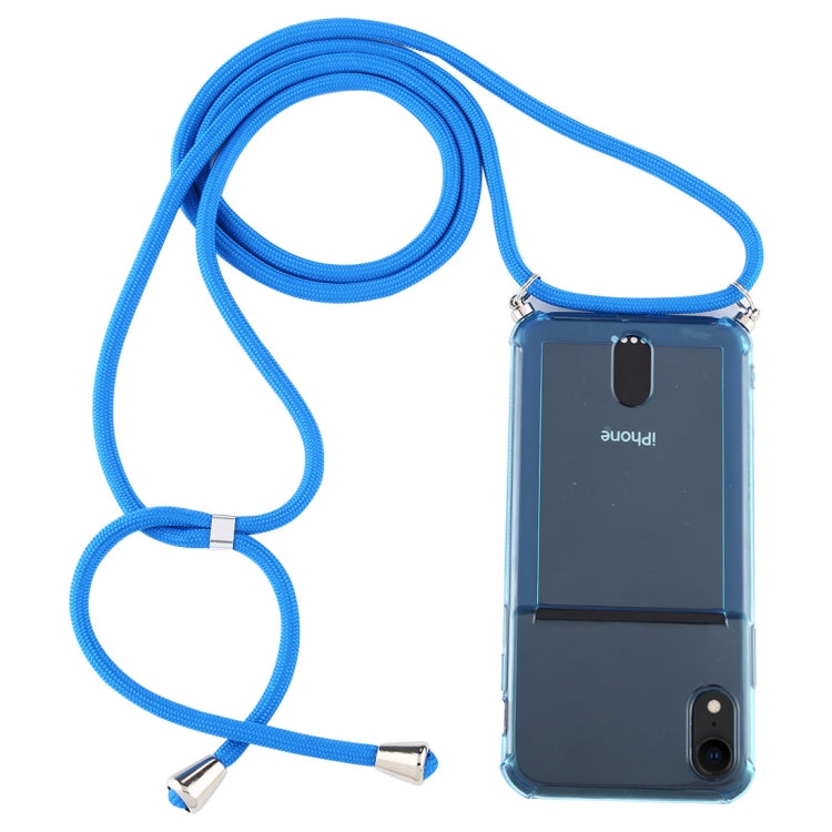 Custodia TPU trasparente con cordino per iPhone